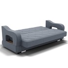 Диван прямой «Бруно 2», с подлокотниками, механизм книжка, НПБ, велюр, цвет галакси лайт 026  (артикул 9799031)  большой выбор товаров оптом и в розницу по низким ценам с доставкой