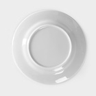 Тарелка фарфоровая «Идиллия», d=24 см, белая - фото 4597552