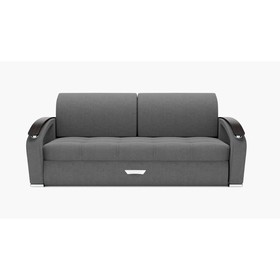 Прямой диван «Дубай 1», механизм выкатной, ППУ, велюр, цвет галакси лайт 021