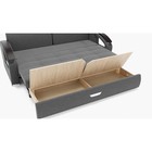 Диван прямой «Дубай 1», механизм выкатной, ППУ, велюр, цвет галакси лайт 021 - Фото 4