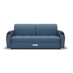 Прямой диван «Дубай 1», механизм выкатной, ППУ, велюр, цвет галакси лайт 022
