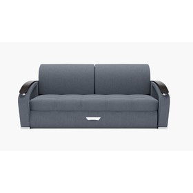 Прямой диван «Дубай 1», механизм выкатной, ППУ, велюр, цвет галакси лайт 026