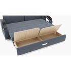 Диван прямой «Дубай 1», механизм выкатной, ППУ, велюр, цвет галакси лайт 026 - Фото 4