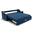 Диван прямой «Дубай 2», механизм выкатной, ППУ, велюр, цвет галакси лайт 014  (артикул 9799067)  большой выбор товаров оптом и в розницу по низким ценам с доставкой