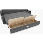 Диван прямой «Дубай 2», механизм выкатной, ППУ, велюр, цвет галакси лайт 021  (артикул 9799068)  большой выбор товаров оптом и в розницу по низким ценам с доставкой