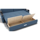 Диван прямой «Дубай 2», механизм выкатной, ППУ, велюр, цвет галакси лайт 022  (артикул 9799069)  большой выбор товаров оптом и в розницу по низким ценам с доставкой