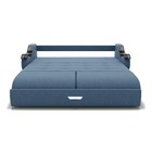 Диван прямой «Дубай 2», механизм выкатной, ППУ, велюр, цвет галакси лайт 022  (артикул 9799069)  большой выбор товаров оптом и в розницу по низким ценам с доставкой