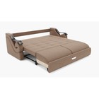 Диван прямой «Дубай 2», механизм выкатной, ППУ, велюр, цвет галакси лайт 023  (артикул 9799070)  большой выбор товаров оптом и в розницу по низким ценам с доставкой