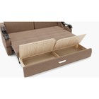 Диван прямой «Дубай 2», механизм выкатной, ППУ, велюр, цвет галакси лайт 023  (артикул 9799070)  большой выбор товаров оптом и в розницу по низким ценам с доставкой