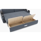 Диван прямой «Дубай 2», механизм выкатной, ППУ, велюр, цвет галакси лайт 026  (артикул 9799071)  большой выбор товаров оптом и в розницу по низким ценам с доставкой