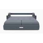 Диван прямой «Дубай 2», механизм выкатной, ППУ, велюр, цвет галакси лайт 026  (артикул 9799071)  большой выбор товаров оптом и в розницу по низким ценам с доставкой