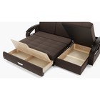 Диван угловой «Дубай 1», механизм выкатной, угол правый, ППУ, велюр, цвет галакси лайт 004 - Фото 4