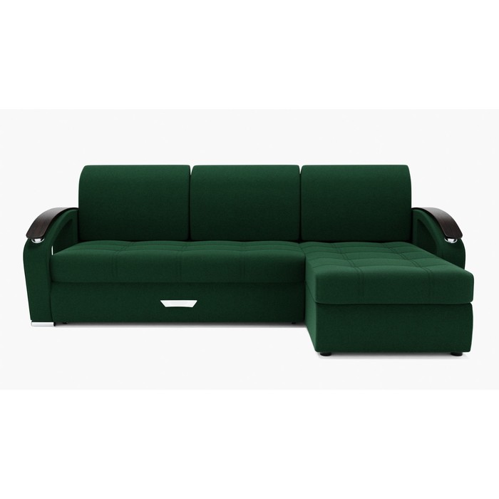 Диван угловой «Дубай 1», механизм выкатной, угол правый, ППУ, велюр, цвет галакси лайт 010 - Фото 1