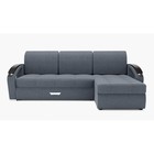 Диван угловой «Дубай 1», механизм выкатной, угол правый, ППУ, велюр, цвет галакси лайт 026 - Фото 1