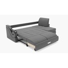 Диван угловой «Дубай 2», механизм выкатной, угол правый, ППУ, велюр, цвет галакси лайт 021  (артикул 9799084)  большой выбор товаров оптом и в розницу по низким ценам с доставкой