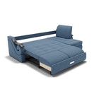 Диван угловой «Дубай 2», механизм выкатной, угол правый, ППУ, велюр, цвет галакси лайт 022  (артикул 9799085)  большой выбор товаров оптом и в розницу по низким ценам с доставкой