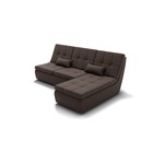 Угловой диван «Калифорния 2», механизм пума, универсальный, ППУ, велюр, галакси лайт 004 - Фото 1