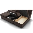 Диван угловой «Калифорния 2», механизм пума, универсальный, ППУ, велюр, цвет галакси лайт 004 - Фото 4