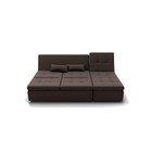 Угловой диван «Калифорния 2», механизм пума, универсальный, ППУ, велюр, галакси лайт 004 - Фото 5