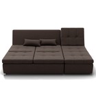 Диван угловой «Калифорния 2», механизм пума, универсальный, ППУ, велюр, цвет галакси лайт 004 - Фото 5