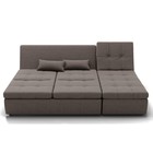 Диван угловой «Калифорния 2», механизм пума, универсальный, ППУ, велюр, цвет галакси лайт 005 - Фото 5