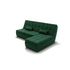 Угловой диван «Калифорния 2», механизм пума, универсальный, ППУ, велюр, галакси лайт 010 - Фото 1