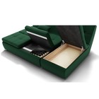 Диван угловой «Калифорния 2», механизм пума, универсальный, ППУ, велюр, цвет галакси лайт 010 - Фото 4