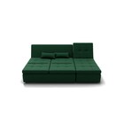 Угловой диван «Калифорния 2», механизм пума, универсальный, ППУ, велюр, галакси лайт 010 - Фото 5