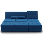 Диван угловой «Калифорния 2», механизм пума, универсальный, ППУ, велюр, цвет галакси лайт 014 - Фото 5