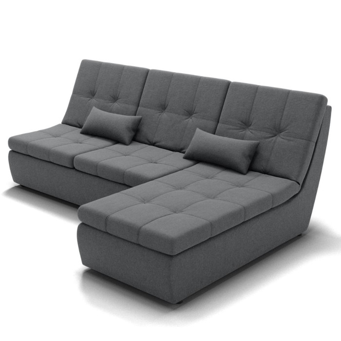 Диван угловой «Калифорния 2», механизм пума, универсальный, ППУ, велюр, цвет галакси лайт 021 - Фото 1