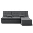 Диван угловой «Калифорния 2», механизм пума, универсальный, ППУ, велюр, цвет галакси лайт 021 - Фото 2