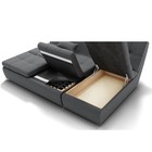 Диван угловой «Калифорния 2», механизм пума, универсальный, ППУ, велюр, цвет галакси лайт 021 - Фото 4