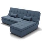 Диван угловой «Калифорния 2», механизм пума, универсальный, ППУ, велюр, цвет галакси лайт 022 - Фото 1