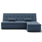 Диван угловой «Калифорния 2», механизм пума, универсальный, ППУ, велюр, цвет галакси лайт 022 - Фото 2