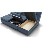 Диван угловой «Калифорния 2», механизм пума, универсальный, ППУ, велюр, цвет галакси лайт 022 - Фото 4