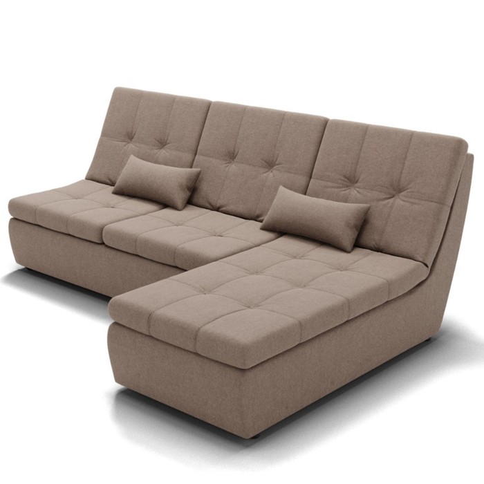 Диван угловой «Калифорния 2», механизм пума, универсальный, ППУ, велюр, цвет галакси лайт 023 - Фото 1