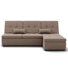 Диван угловой «Калифорния 2», механизм пума, универсальный, ППУ, велюр, цвет галакси лайт 023  (артикул 9799118)  большой выбор товаров оптом и в розницу по низким ценам с доставкой