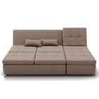 Диван угловой «Калифорния 2», механизм пума, универсальный, ППУ, велюр, цвет галакси лайт 023  (артикул 9799118)  большой выбор товаров оптом и в розницу по низким ценам с доставкой