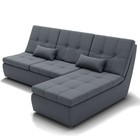 Диван угловой «Калифорния 2», механизм пума, универсальный, ППУ, велюр, цвет галакси лайт 026 - Фото 1