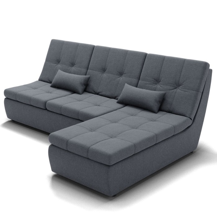 Диван угловой «Калифорния 2», механизм пума, универсальный, ППУ, велюр, цвет галакси лайт 026 - Фото 1