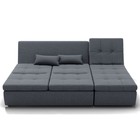 Диван угловой «Калифорния 2», механизм пума, универсальный, ППУ, велюр, цвет галакси лайт 026 - Фото 5