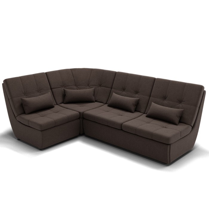 Диван угловой «Калифорния 3», механизм пума, универсальный, ППУ, велюр, цвет галакси лайт 004 - Фото 1