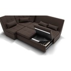 Угловой диван «Калифорния 3», механизм пума, универсальный, ППУ, велюр, галакси лайт 004 - Фото 3