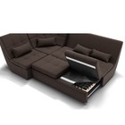 Диван угловой «Калифорния 3», механизм пума, универсальный, ППУ, велюр, цвет галакси лайт 004 - Фото 3