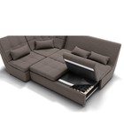 Диван угловой «Калифорния 3», механизм пума, универсальный, ППУ, велюр, цвет галакси лайт 005 - Фото 3