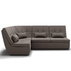 Диван угловой «Калифорния 3», механизм пума, универсальный, ППУ, велюр, цвет галакси лайт 005  (артикул 9799121)  большой выбор товаров оптом и в розницу по низким ценам с доставкой