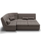 Диван угловой «Калифорния 3», механизм пума, универсальный, ППУ, велюр, цвет галакси лайт 005  (артикул 9799121)  большой выбор товаров оптом и в розницу по низким ценам с доставкой