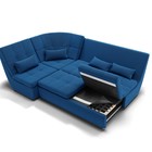 Диван угловой «Калифорния 3», механизм пума, универсальный, ППУ, велюр, цвет галакси лайт 014  (артикул 9799123)  большой выбор товаров оптом и в розницу по низким ценам с доставкой