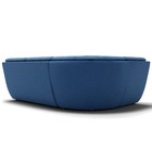 Диван угловой «Калифорния 3», механизм пума, универсальный, ППУ, велюр, цвет галакси лайт 014  (артикул 9799123)  большой выбор товаров оптом и в розницу по низким ценам с доставкой