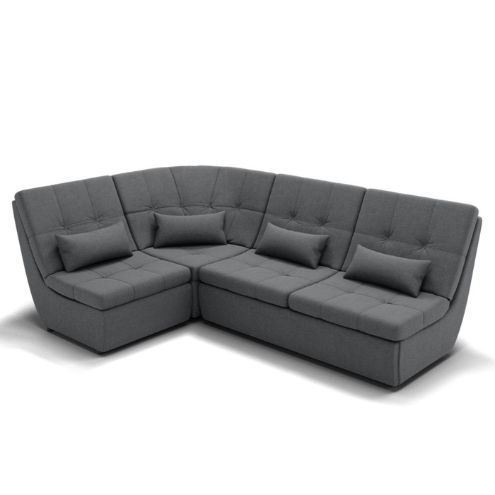 Диван угловой «Калифорния 3», механизм пума, универсальный, ППУ, велюр, цвет галакси лайт 021 - Фото 1